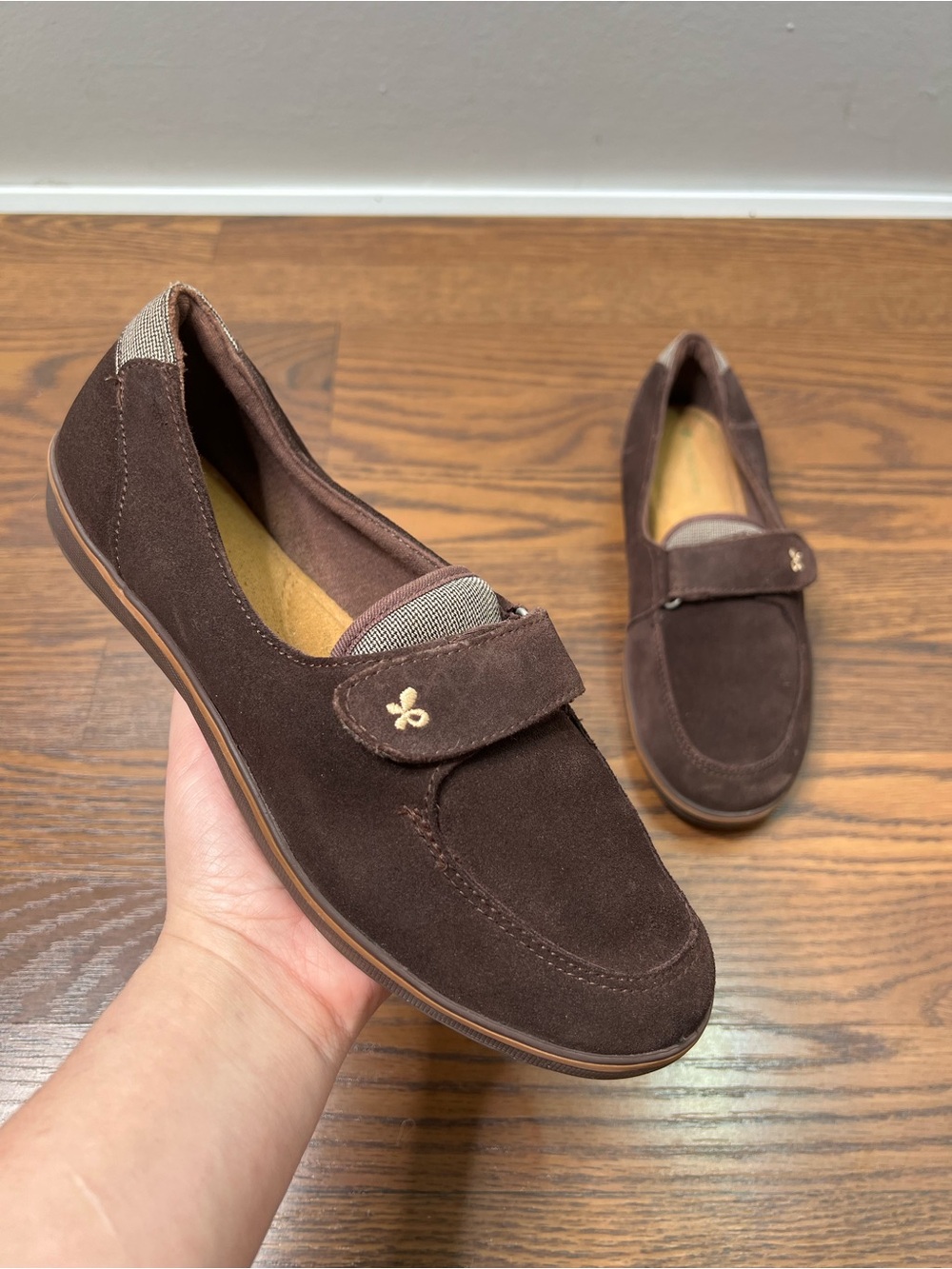 Grasshoppers Canyon comfort loafers in Suede Brown size Women’s 8